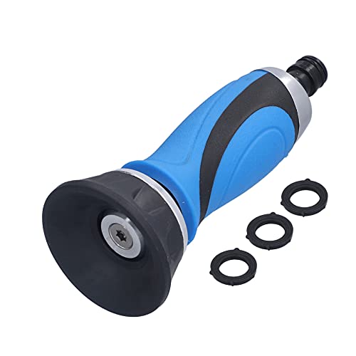 BORDSTRACT Chorro de Agua a Alta presión, Boquilla de Manguera Multifuncional portátil, Boquilla de Servicio Pesado para Manguera de Bombero, Herramienta de riego para Lavado de Autos(European Style)