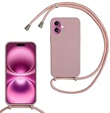 🖤Matériau en silicone liquide de haute qualité : Cette coque pour iPhone 17 avec chain à main est fabriquée en silicone liquide durable et doublée de coussinets en fibres ultra fins, doux et fins qui ne provoquent pas d'usure car elle épouse chaque coin. La structure en couches augmente la robustesse et la sensation de douceur. Ce matériau est très durable et résistant aux chocs et comporte des pare-chocs aux quatre coins pour minimiser le poids et les collisions externes.