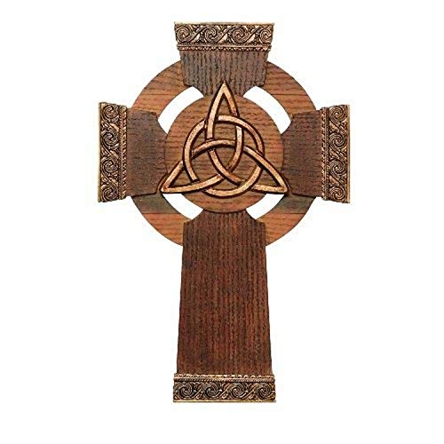 Abbey Gift Trinity Treasures Cross, Yellow (55260T), 6.13 x 9.25