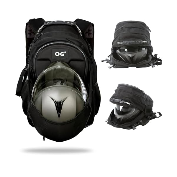 OG Original CityRunner Motorcycle Backpack, Waterproof, Expandable, 30-35L, Motorbike Helmet Bag