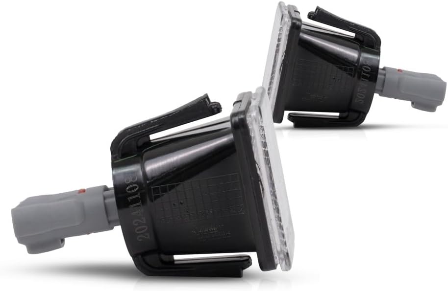 KarParts360 For Toyota Tacoma 2016-2023 License Plate Light Driver And Passenger Side | Pair | Rear | CAPA | With Bulbs | Replacement For TO2870101, TO2870101C | 812700C040