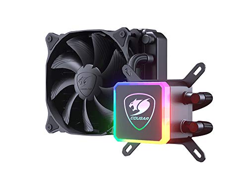 COUGAR 水冷一体型CPUクーラー Aqua 120 Intel/AMD両対応 リモートコントローラーRGB対応 CGR-AQUA 120 【国内正規品】