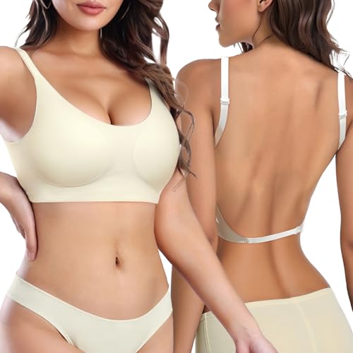 Soutien-gorge dos nu pour robe de soirée et bretelles réglables