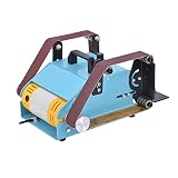 Outils de qualité Machine à bande à Double axe de bureau ponceuse à bande électrique ponceuse à bande meuleuse de ponçage à bande domestique 950W