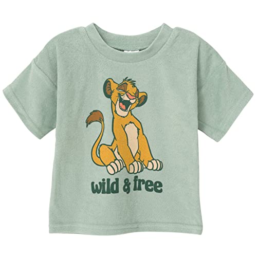 Disney Lion King Big Boys' 2-Piece T-Shirt and Shorts Set Sage Green 10-12 - image 4