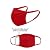 10PCS Kids/Adults Washable Reusable Protective Mouth Cloth Cover Face Bandanas with 20PCS Filter Set (Red)