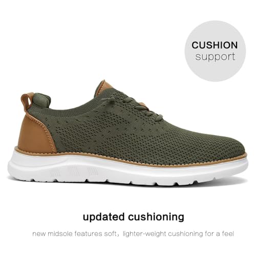 Image of Men's Mesh Sneakers Oxfords Lace-Up Lightweight Casual Walking Shoes Driving Shoes