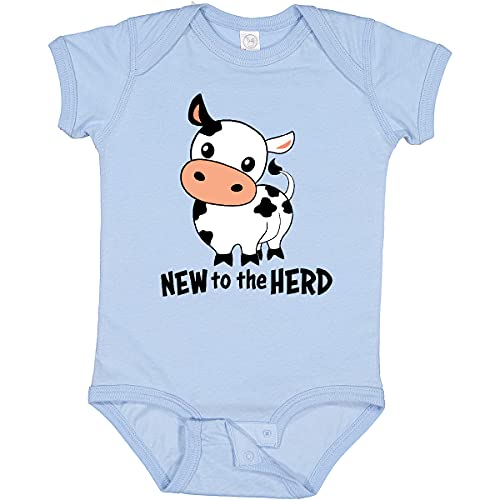 Image of inktastic New To the Herd Cute Cow Baby Bodysuit