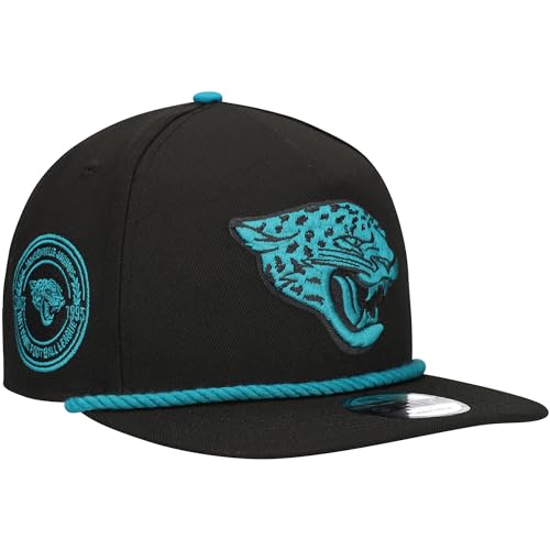 New Era Men's Black Jacksonville Jaguars Captain Snapback Hat