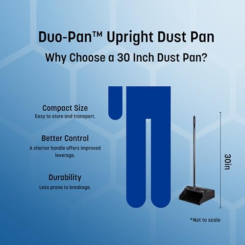 Carlisle Foodservice Products 36141003-1 Duo-Pan Upright Dust Pan thumb #1