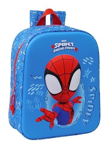 safta 622553011 Spidey 3D Mini 6L 32x43x14 Cm Backpack...