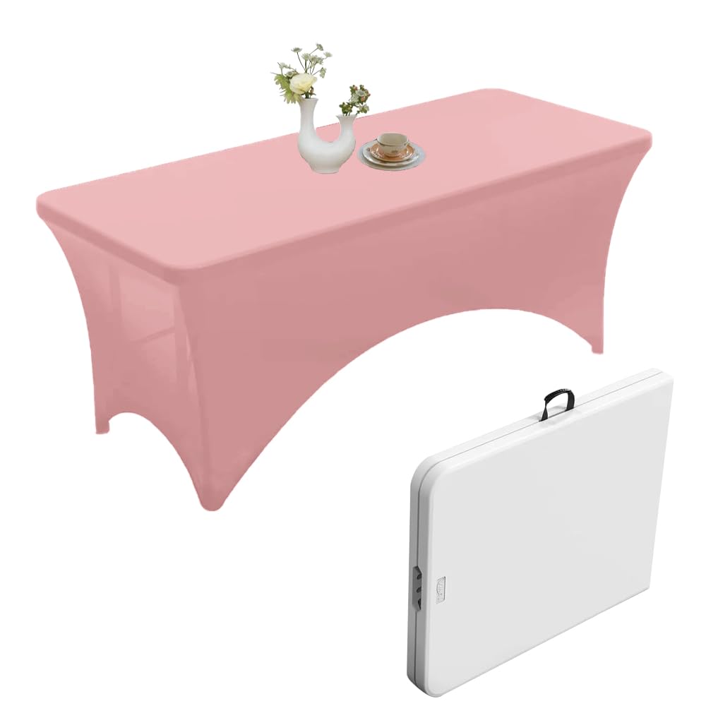 Urby Elastic Table Clothes for 6 Foot Rectangle Tables Fits 6ft