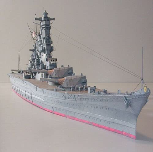 Amazon.com: 1:250 Scale WW2 Japanese Yamato Battleship DIY Paper