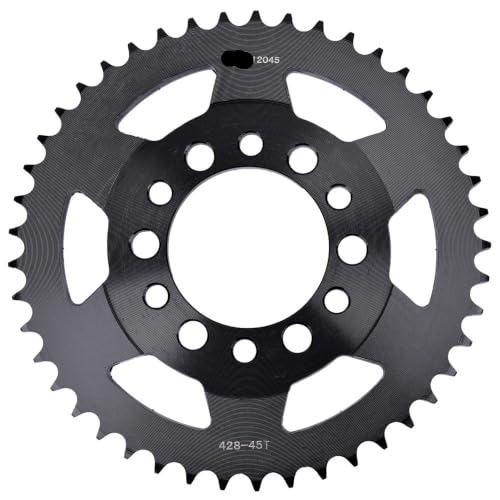 Roue de pignon arrière 428 45T moto compatible TW200 DT125 XT200