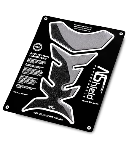 Image of Universal Motorcycle Tank Pad, 3D Gel Tank Protector, Jet Black