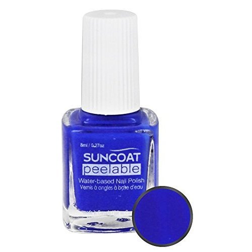 Buy Suncoat Polish & Peel WaterBased Nail Polish Lovely Lapis 0.27
