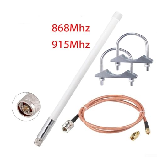 Antena de fibra de vidrio de alta resistencia con conector N-macho para Helium 2