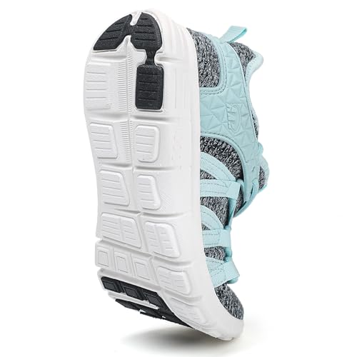 Image of INZCOU Running Shoes Lightweight Tennis Shoes Non Slip Gym Workout Shoes Breathable Mesh Walking Sneakers