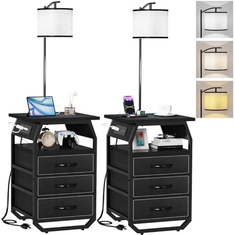 Floor Lamp with Table Set of 2, End Tables with Nigeria Ubuy