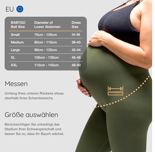 Schwangerschaftsgürtel BABYGO ® Bauchgurt Bauchband