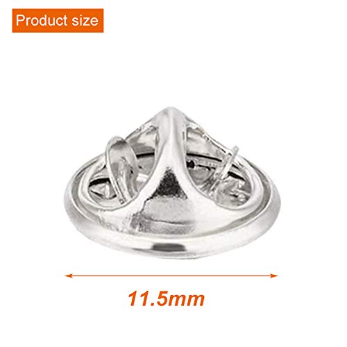 100 Fermoirs Papillon Pour Broches - Argent Et Or Pour Création Bijoux DIY