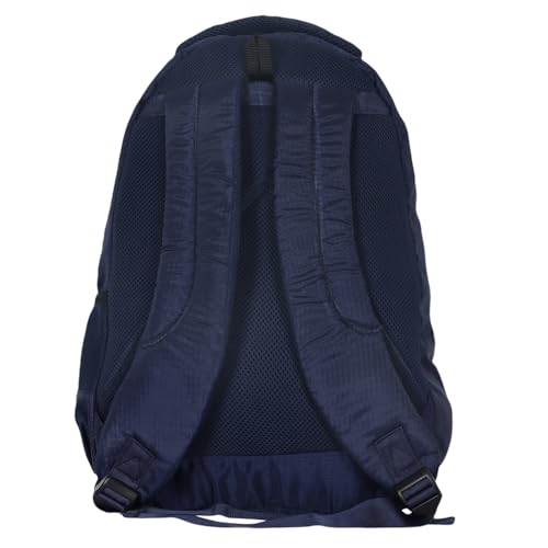 Image of Printed Backpack for School, Office & College | Polyester Turquoise Tuition Case for Adults| Comfortable Bags for Girls & Boys | Carry-On with Bottle Holder Pocket - 2 Main Compartments