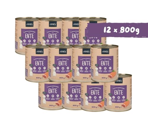 Primox | Ente 2x6x800g | Sparpaket | Hundefutter