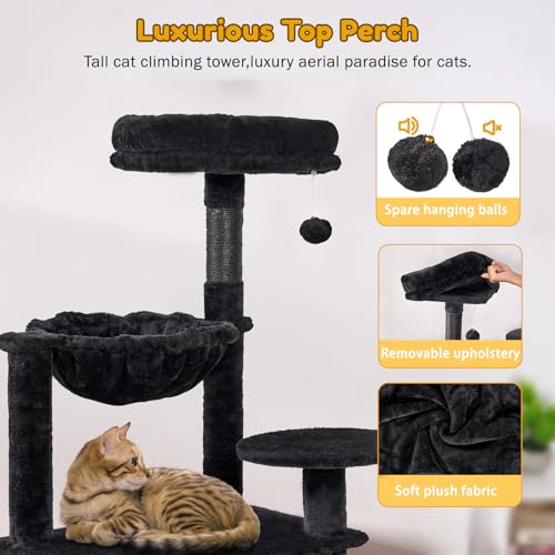 Árbol para gato grande con rascador y múltiples niveles miniatura 3