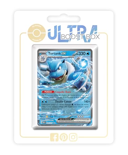 Tortank ex 009/165 - Myboost X Écarlate et Violet 3.5 151 - Coffret de 10 Cartes Pokémon...