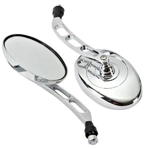 Espejos de motocicleta con visión ampliada y antirreflejos para Suzuki Intruder VL VS