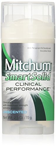 Mitchum Smart Solid Anti-Perspirant Deodorant Unscented 2.50 oz