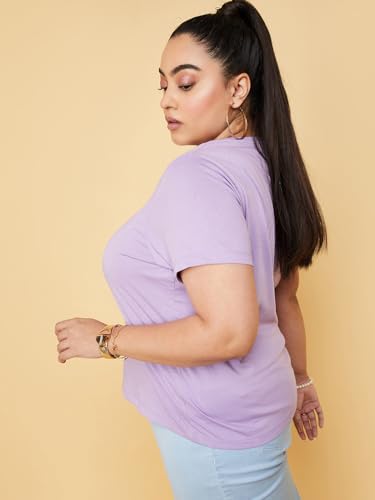 Image of Max Plus Size Women Solid T-Shirt