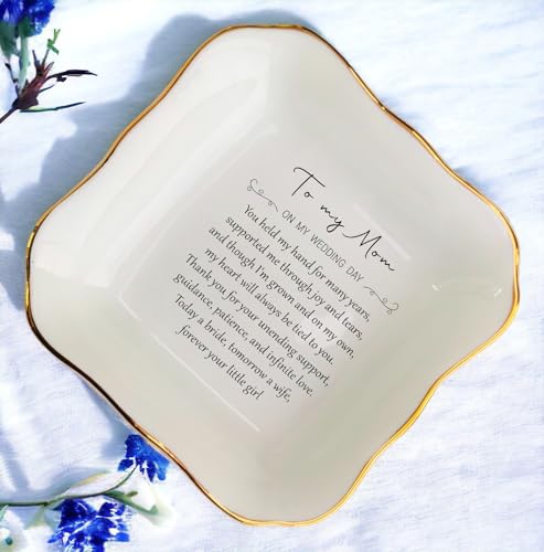 Ceramicringdishtomymomonmyweddingdaygiftformomgiftfromdaughteruniqueweddinggiftsformotherofthebridegiftfrombrideflowerringdishbridesgifts3x3white Urban Country Home Decor Ceramic ring dish to my mom on my wedding day gift for mom gift from daughter unique wedding gifts for mother of the bride gift from bride flower ring dish brides gifts 3 x 3 white urban country home decor