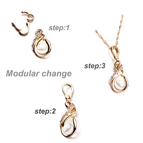 Zpsolution Double Open Pendant Clasp Connectors Bails for Necklace, Charm Holder for Necklace 6pcs Gold by Zpsolution - Image 3