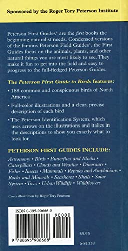 Peterson First Guide to Birds of North America B09L75YFRK Book Cover
