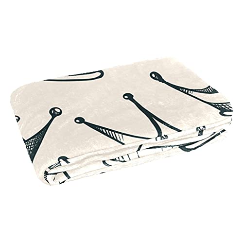 Couverture chaude Crown Princess plaid isolant pour lit et camping