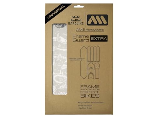 All Mountain Style | Protector Cuadro Bicicleta MTB | Protector Adhesivo Cuadro Bici Modelo Extra con 10 Protectores | Protege tu Bicicleta de Arañazos y Golpes