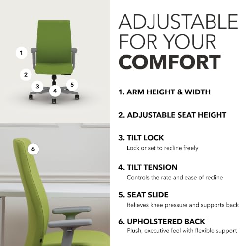 Image of HON Ignition 2.0 Ergonomic Office Chair, Lumbar Support, Desk Chair, Pear