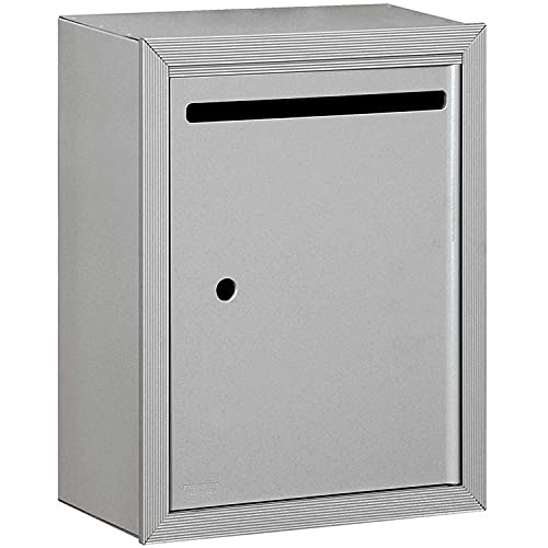 Salsbury Industries Letter Box, Standard, Surface, Aluminum