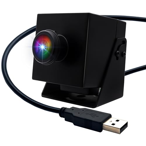Webcam 4K grand angle avec zoom numérique 2X pour PC et Raspberry Pi