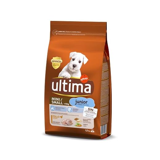 Ultima Pienso para Perros Mini Junior con Pollo - 1.5 kg