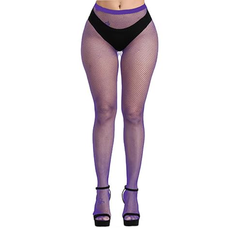 Image of Bestjybt Womens Fishnet Tights High Waist Mesh Fish Net Stockings Pantyhose