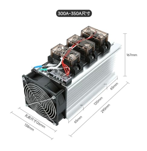 Relais statique triphasé 380V 300A FH3300ZF commutation DC AC - 3