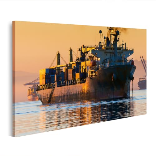Tableau sur toile vaisseau de fret majestueux islandburner X1