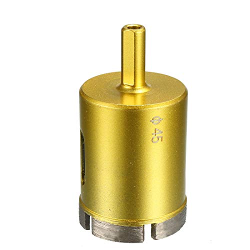 sourcing map 45mm Dry/Wet Diamond Core Drill Bit for Concrete Brick Block Stone Masonry
