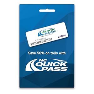 Transpondedor de etiquetas adhesivas NC Quick Pass – NC Peaje Roads – Funciona en 19 estados (1)
