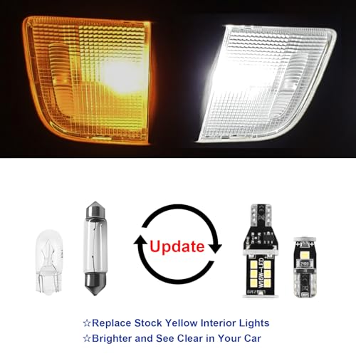 Kit de 9 luces LED interiores blanco 6000K para Ford F150 miniatura 4