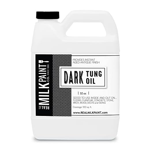 Real Milk Paint Dark Tung Oil
