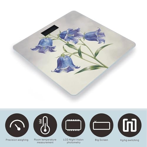 Báscula digital Noble Bellflower para cuerpo hasta 180 kg miniatura 3