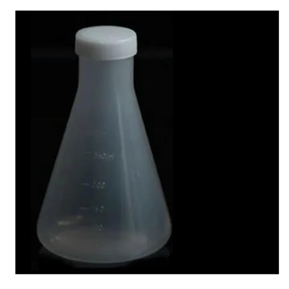Flacon Erlenmeyer en plastique de 50 ml à 1000 ml avec bouchon à vis for laboratoire(500ml 2pcs)
